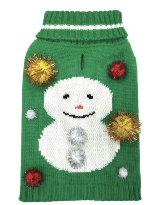 Clearance Snowman Ugly Dog Sweater